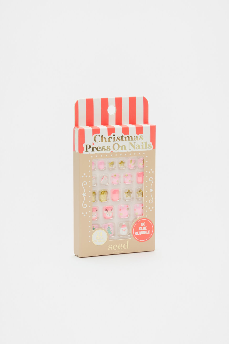 Festive Press On Nails  Multi