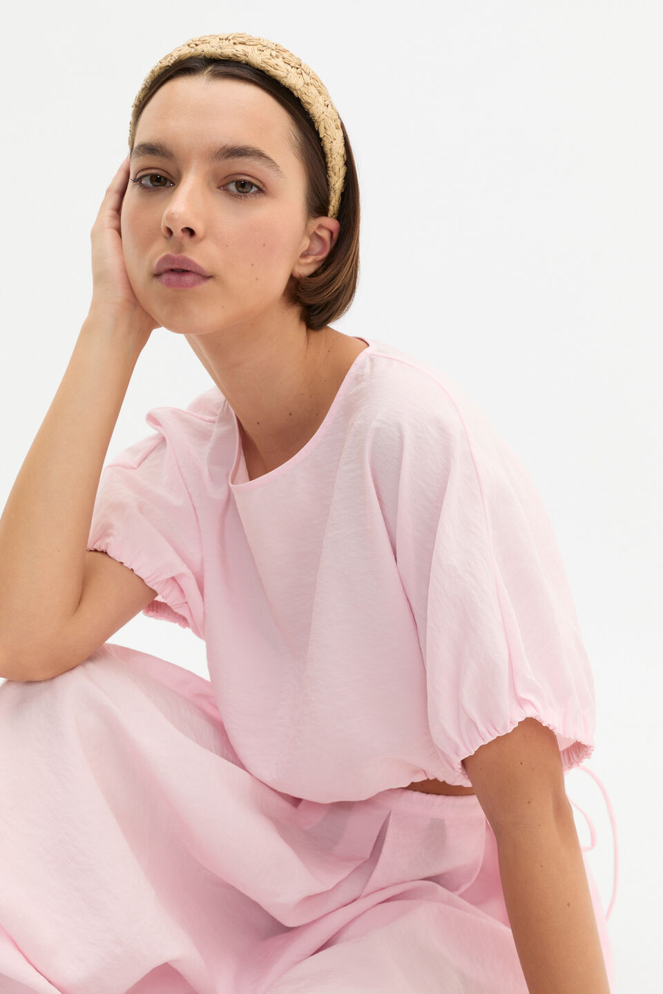 Flower Headband  Natural