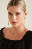 Gold Rope Drop Earrings  9  hi-res