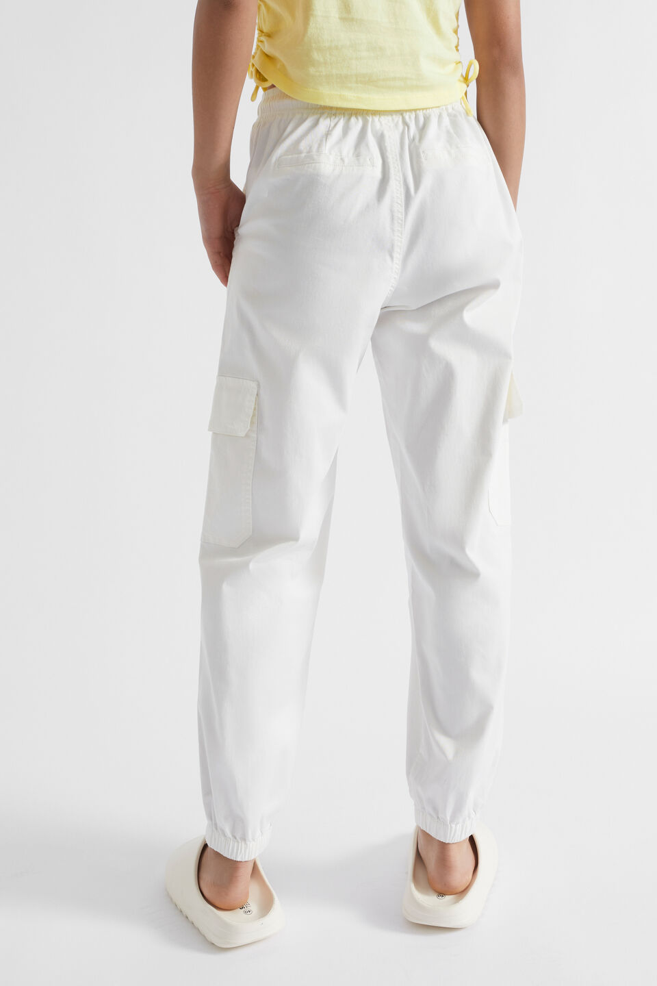 Cargo Pocket Pant  White
