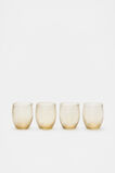 Twist Glasses Set of 4  Maple  hi-res