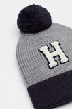Colourblock Initial Beanie  H  hi-res
