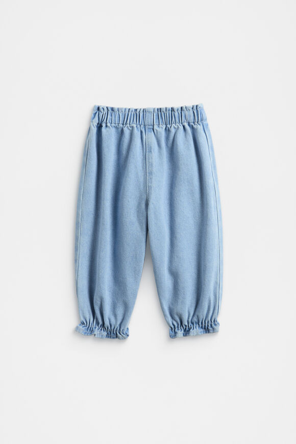 Elasticated Denim Pant  Light Wash  hi-res