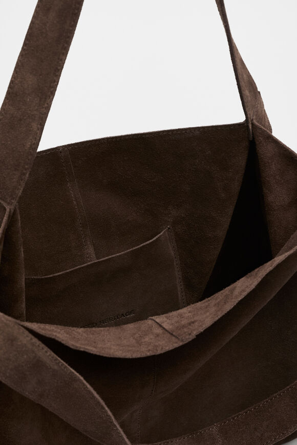 Suede Carry All Tote  Chocolate  hi-res