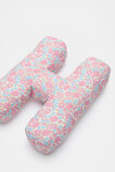 Ditsy Floral Initial Cushion  H  hi-res