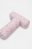 Ditsy Floral Initial Cushion  T  hi-res