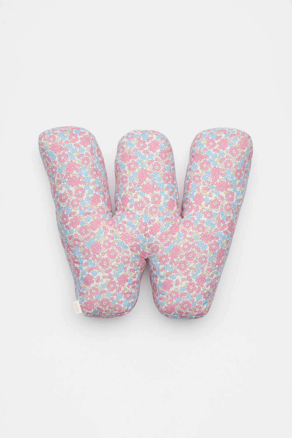 Ditsy Floral Initial Cushion  W