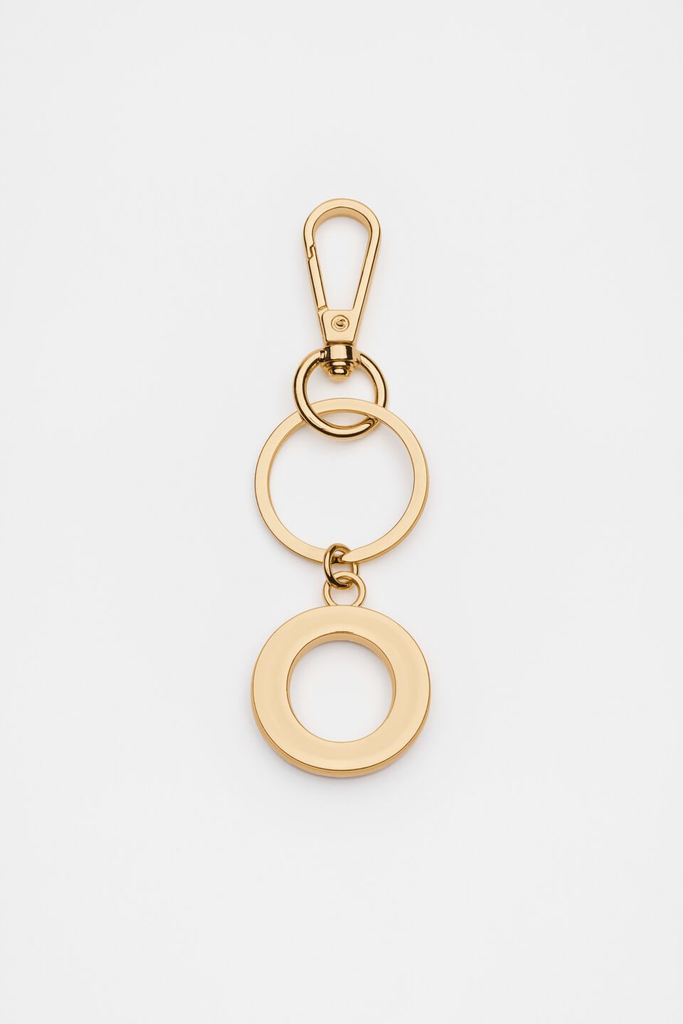 Gold Initials Keyring  O