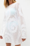 Cotton Mesh Cover Up  Whisper White  hi-res