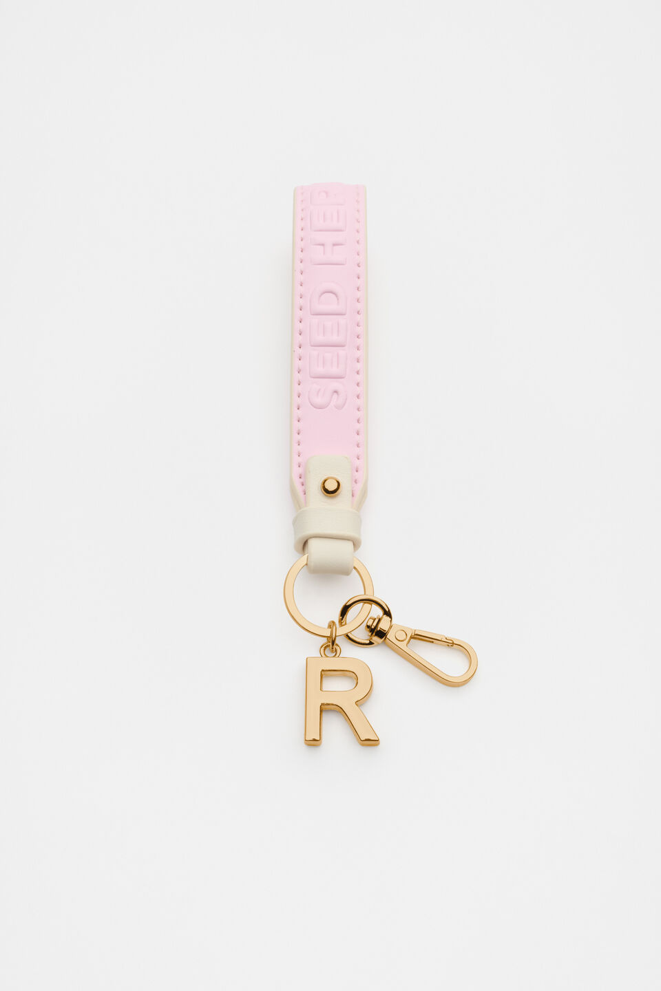 Initial Strap Keyring  R