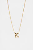 Bubble Letter Necklace  K  hi-res