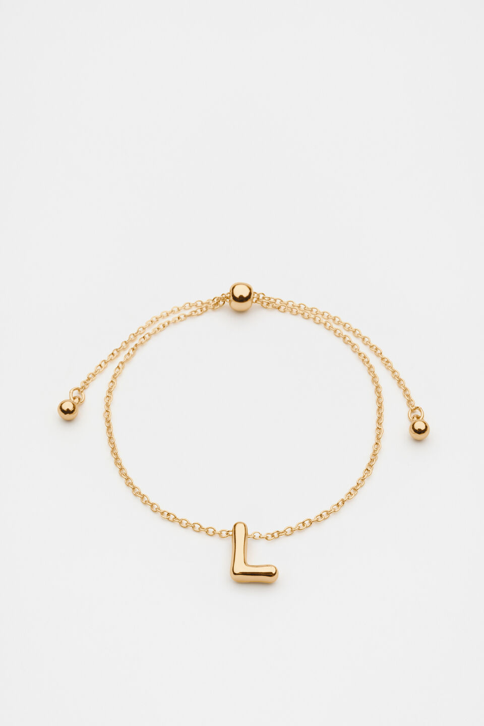 Bubble Letter Bracelet  L