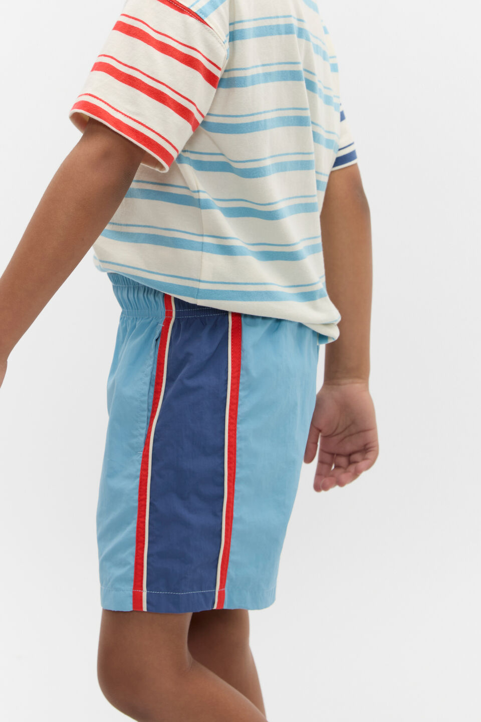 Retro Sport Short  Lark Blue