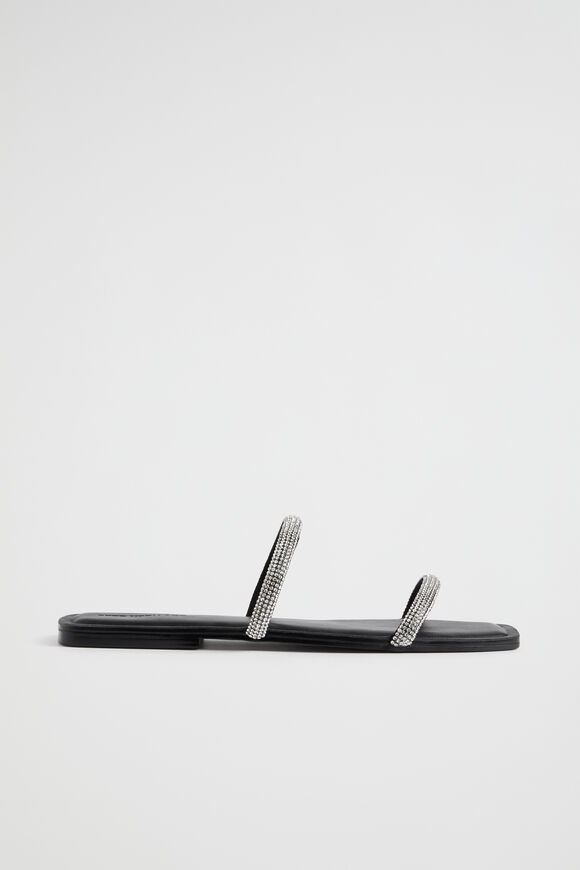 Natasha Diamante Slide  Black  hi-res