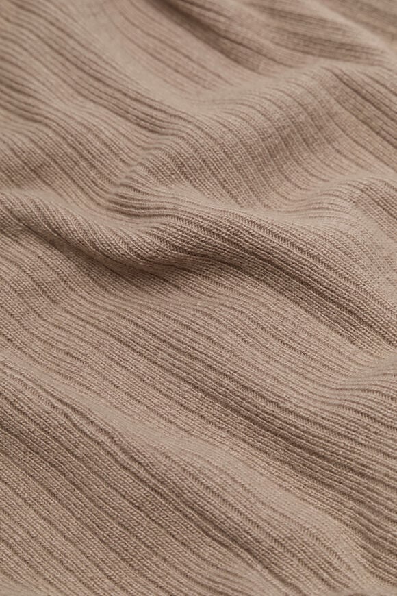 Rib Knit Poncho  Cookie  hi-res