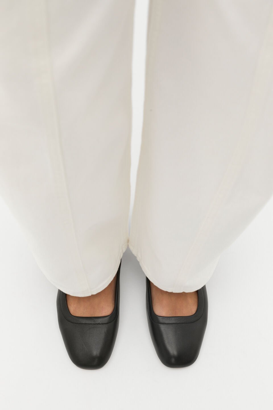 Addie Elasticated Ballet Flat  Black