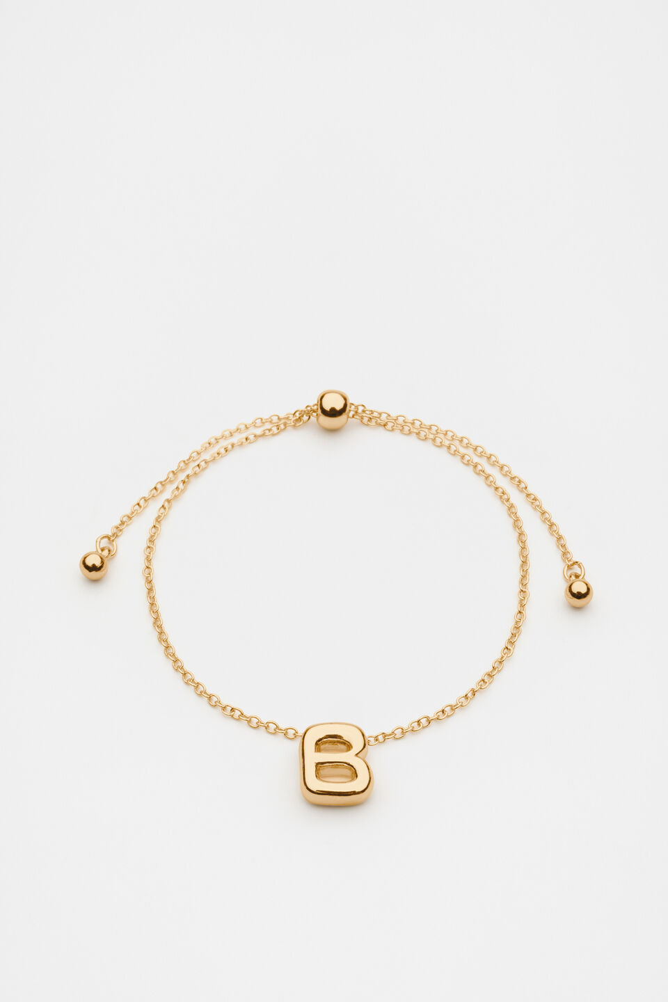 Bubble Letter Bracelet  B