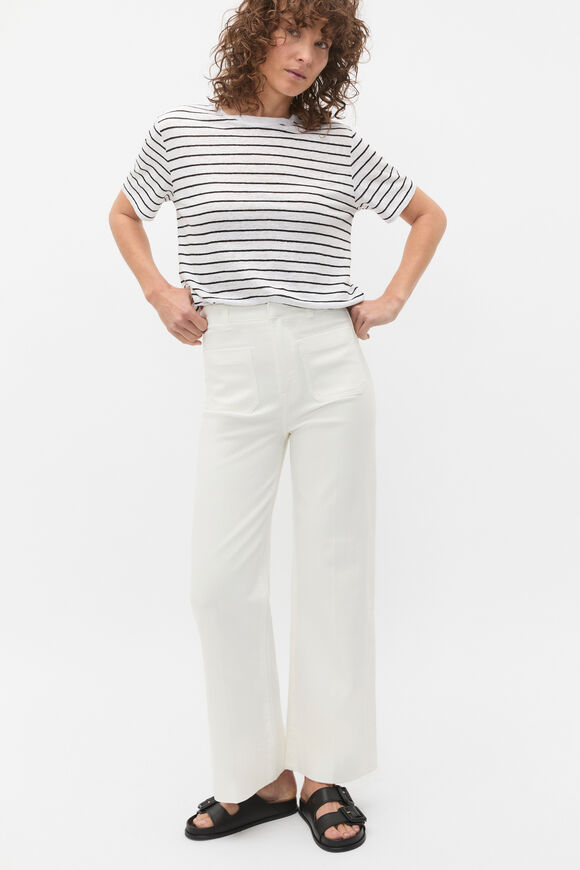 Core Wide Leg Pocket Jean  Cloud Cream  hi-res