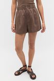 Core Linen Gathered Palazzo Short  Pinecone  hi-res