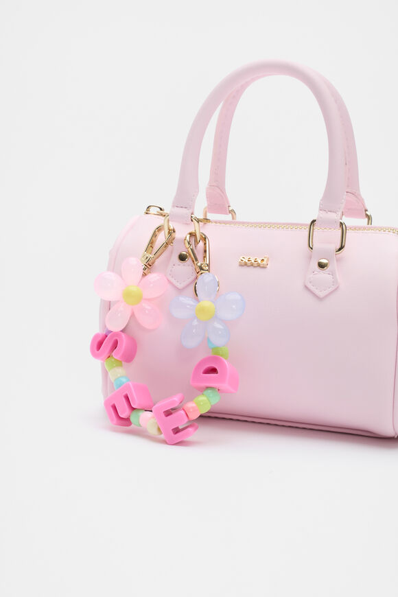 Beaded Bag Charm  Multi  hi-res