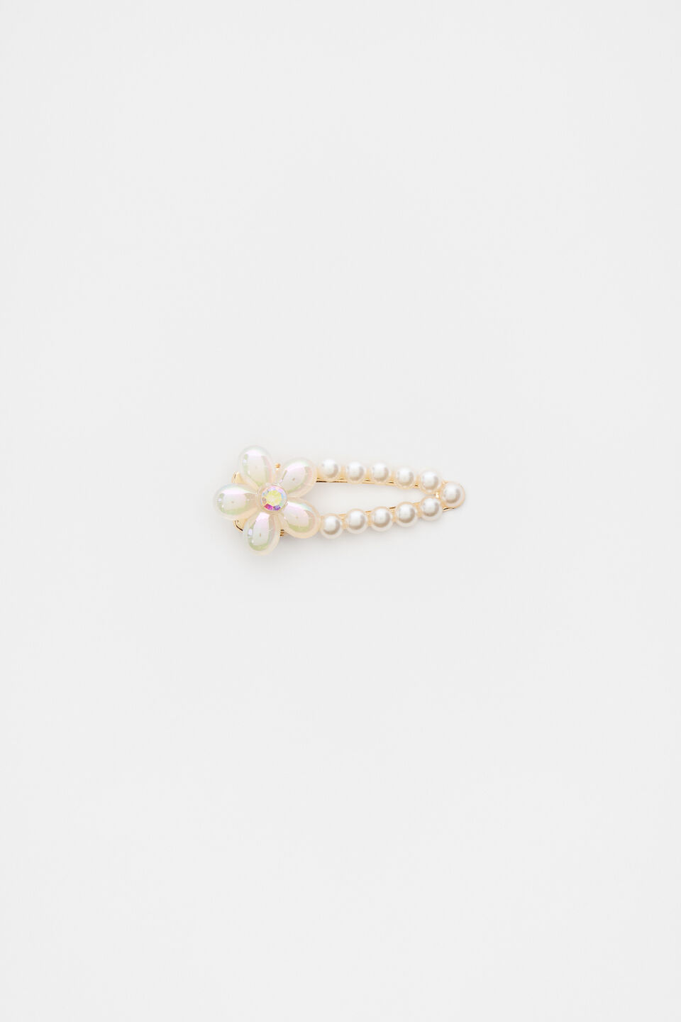 Large Pearl Duck Clip  Multi