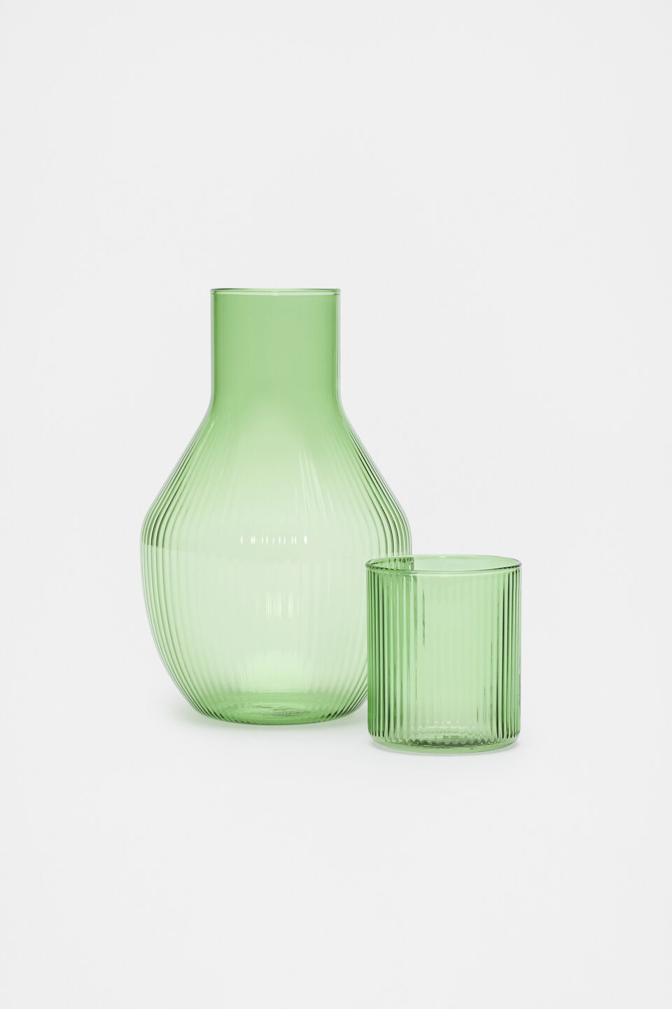 Selene Carafe Set  Green Apple