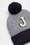 Colourblock Initial Beanie  J  hi-res