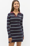Stripe Knit Dress  New Navy  hi-res