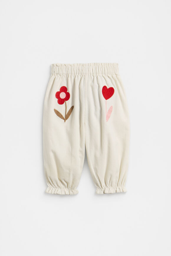 Elasticated Cord Pant  Classic Cream  hi-res