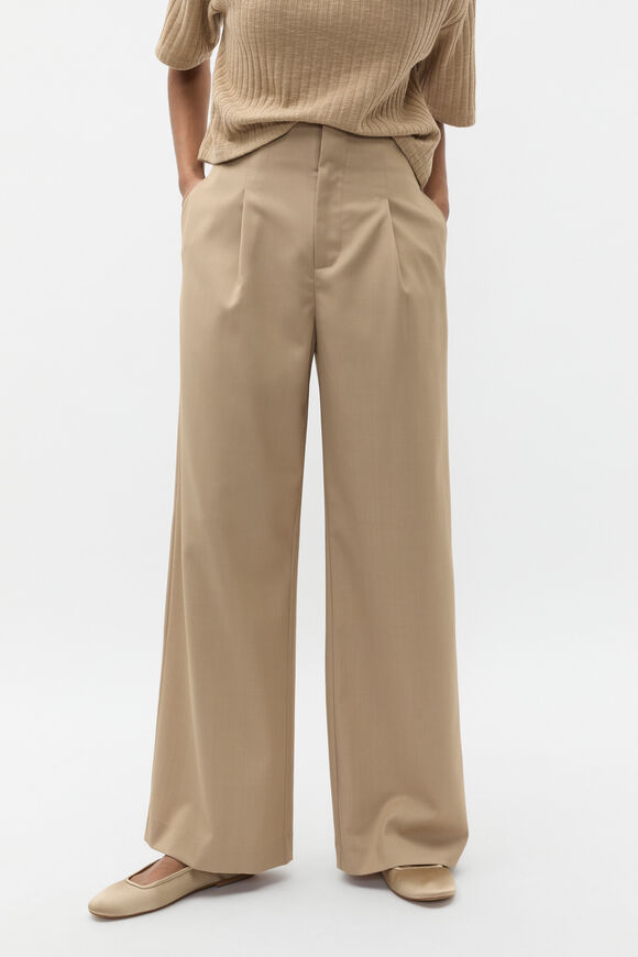 Crossdye Pleat Suit Pant  Rye Crossdye  hi-res