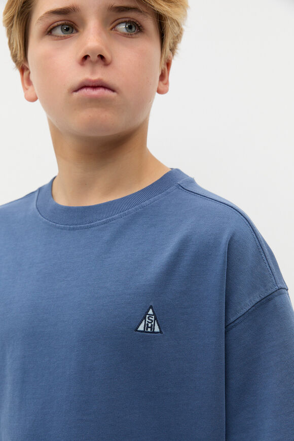 Garment Dye Tee  Washed Navy  hi-res