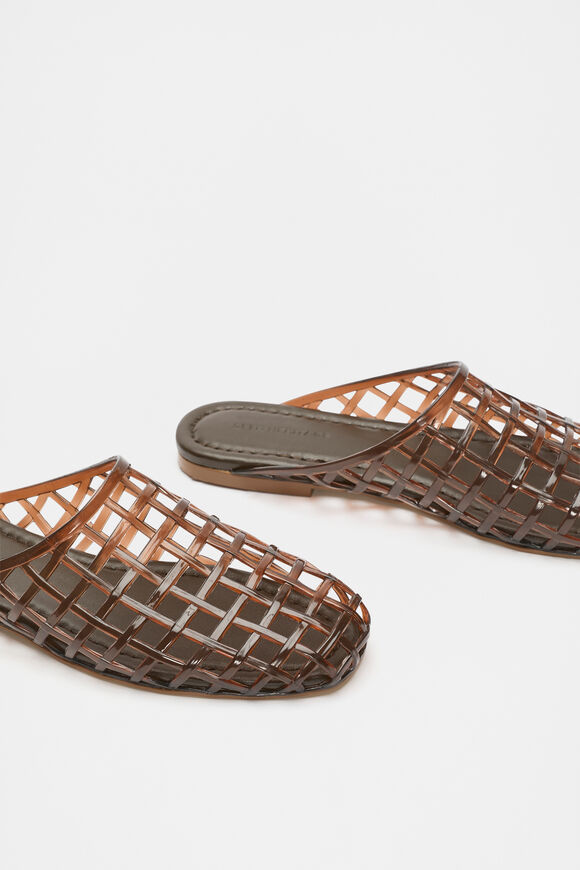 Caged Jelly Mule  Chocolate  hi-res