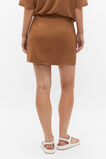 Core Linen Mini Skirt  Cinnamon Spice  hi-res