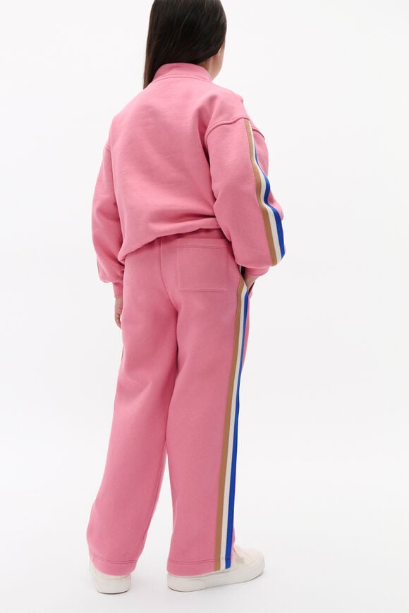 Side Stripe Track Pant  Raspberry  hi-res