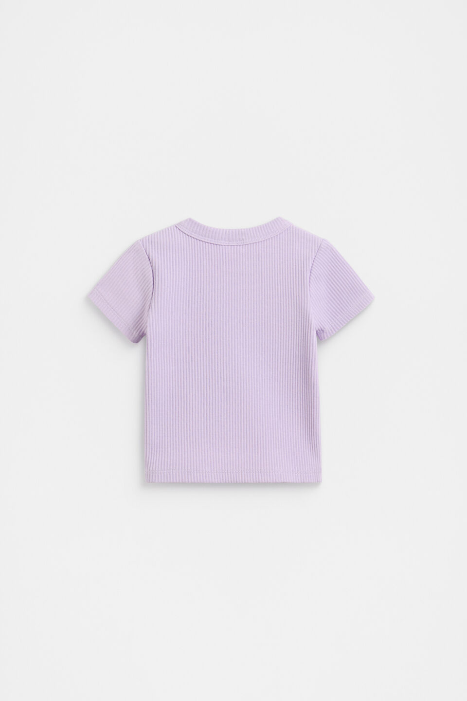 Core Logo Rib Tee  Lavender
