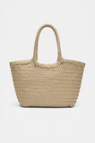 Leather Basket Bag  Rye  hi-res