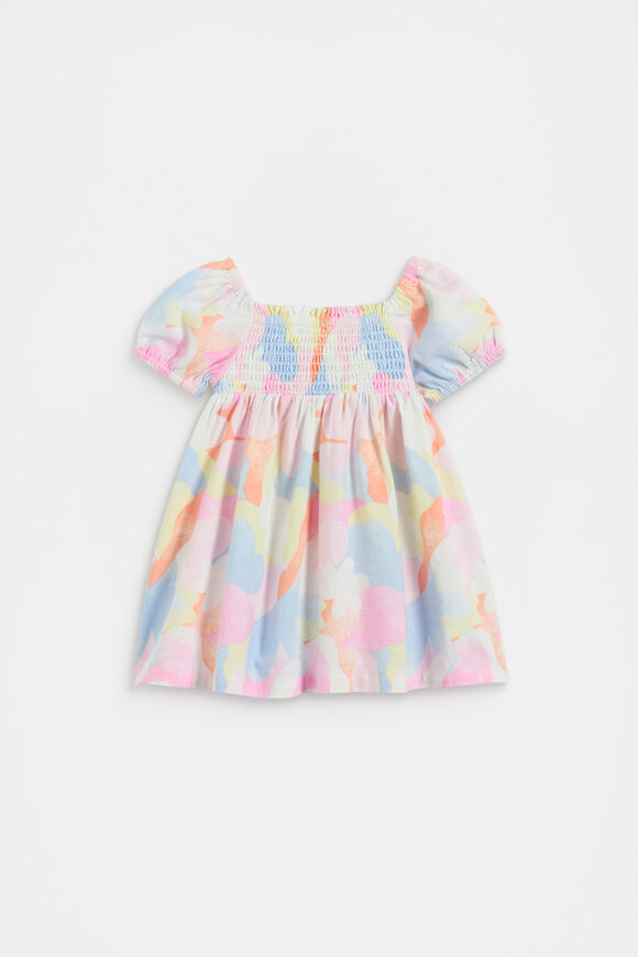 Abstract Floral Dress  Multi  hi-res