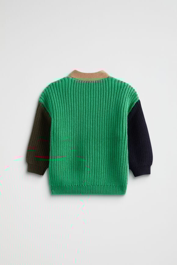 Colourblock Cardigan  Multi  hi-res
