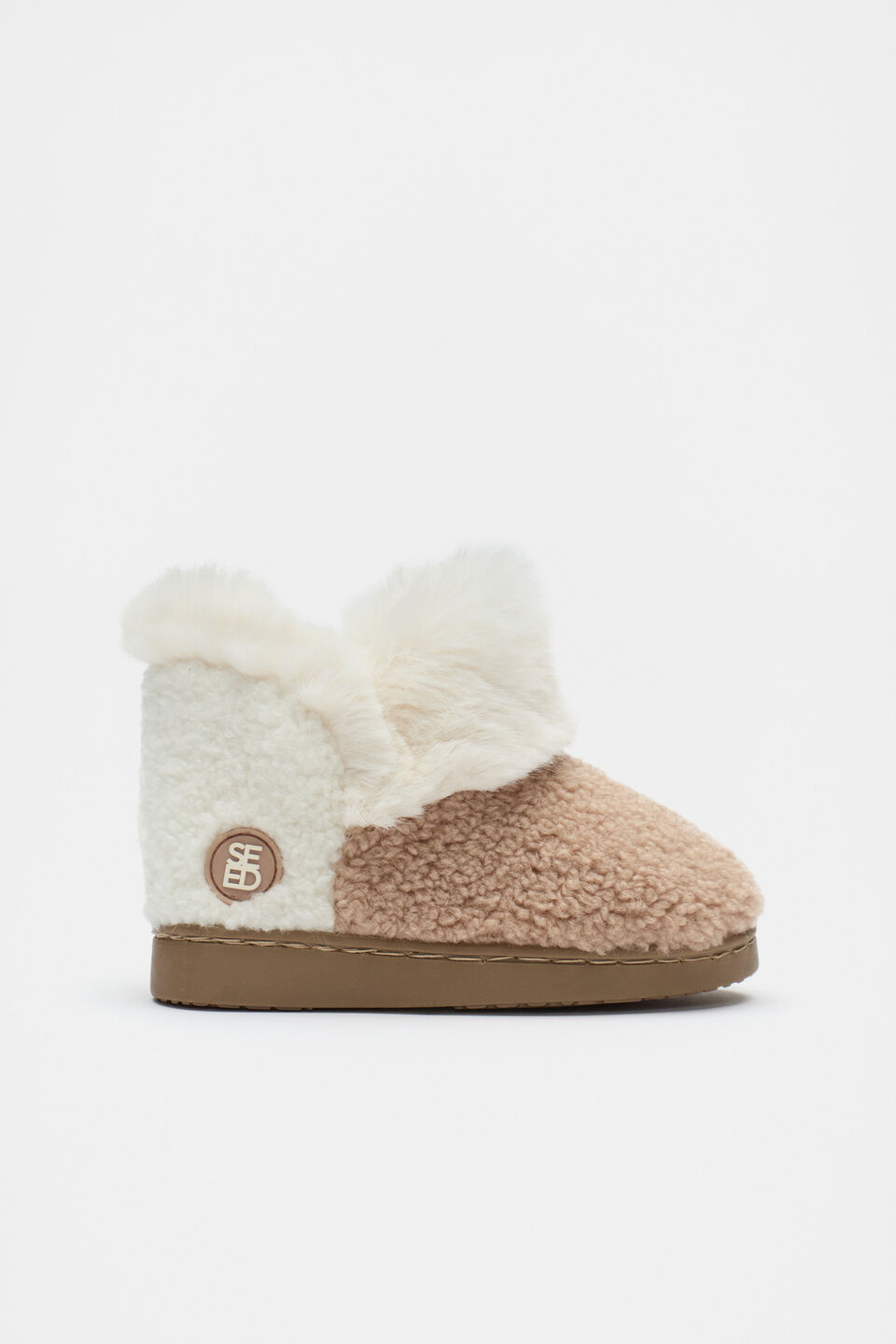 Colourblock House Boot  Chocolate Shake