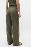 Core Linen Waisted Pant  Olive Leaf  hi-res