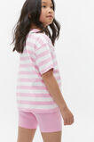 Core Stripe Tee  Candy Pink Stripe  hi-res