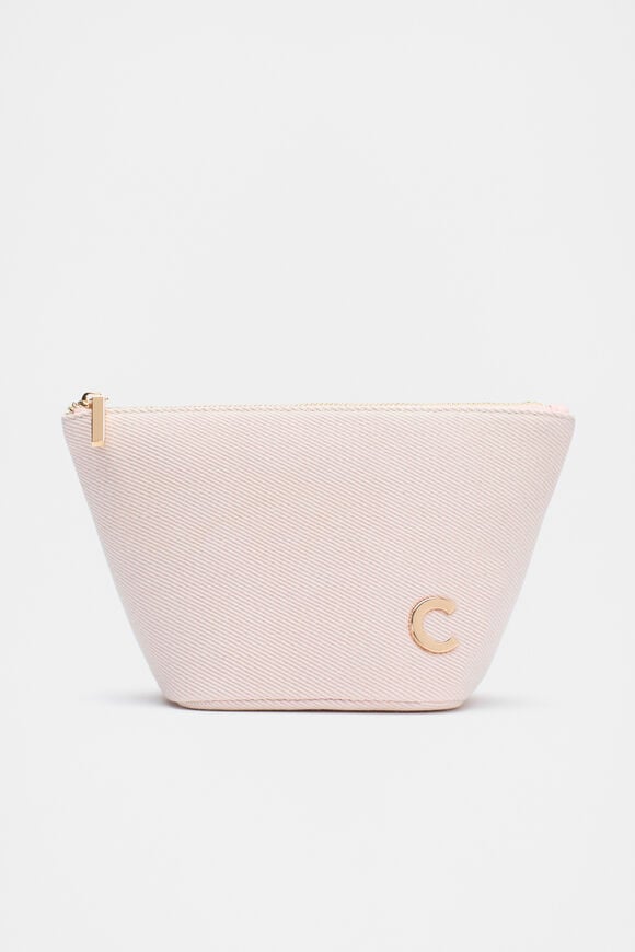 Initials Cos Bag Rose Petal  C  hi-res