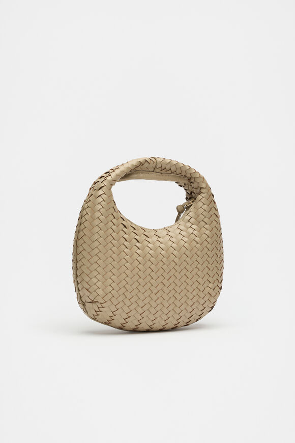 Leather Woven Handbag  Rye  hi-res