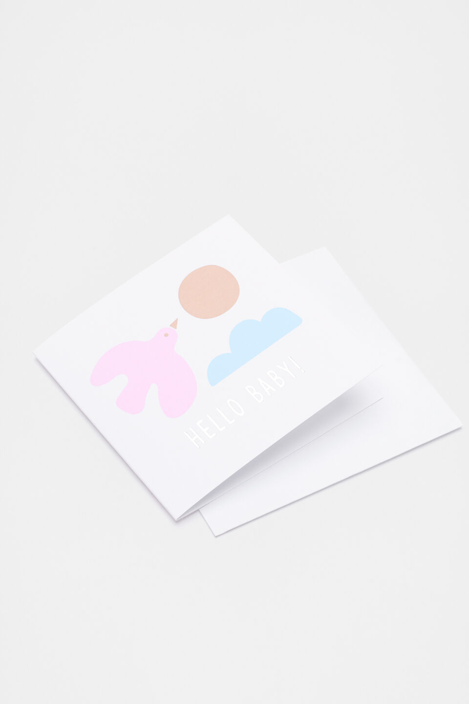 Hello Baby Dove Card  Multi