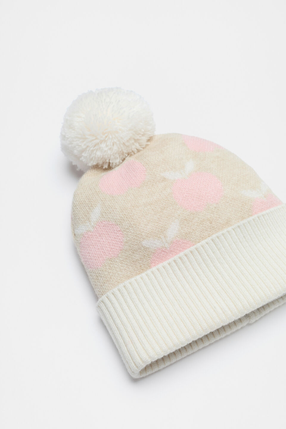 Mini Apple Beanie  Oat Marle