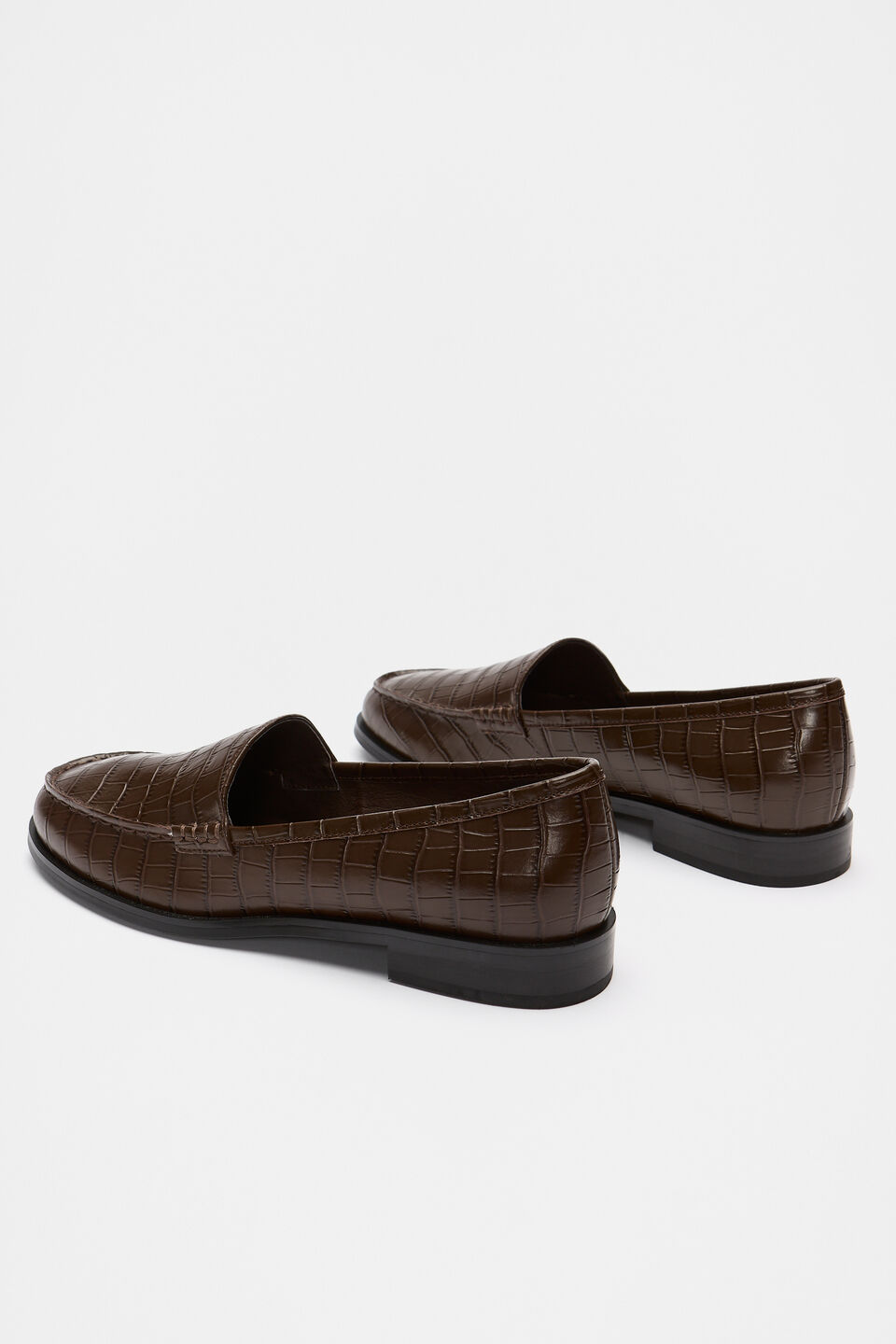 Nella Loafer  Dark Espresso Croc