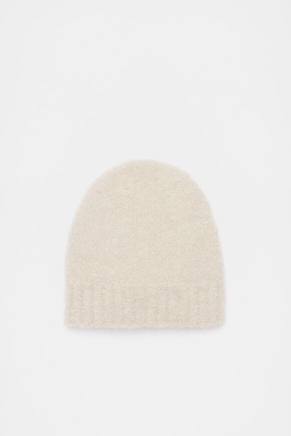 Boucle Beanie  Oat Marle  hi-res