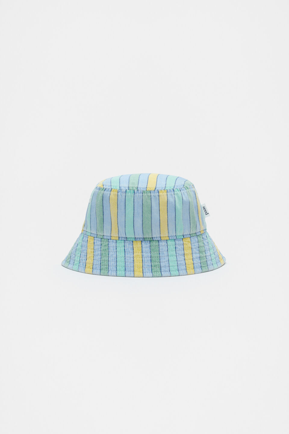 Mini Chambray Stripe Bucket Hat  Multi