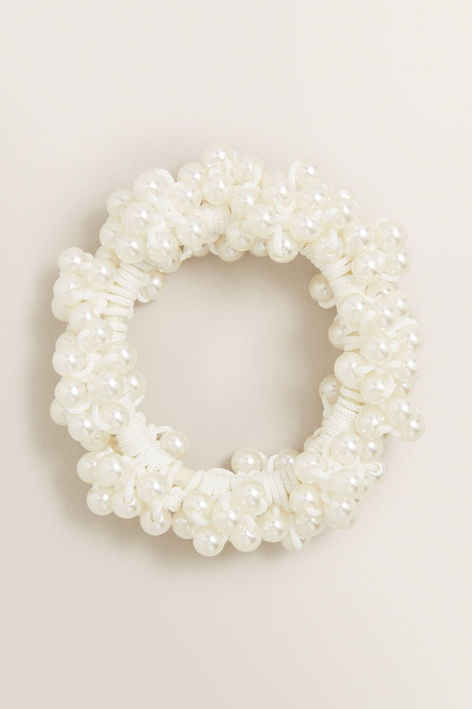 Multi Pearl Scrunchie  