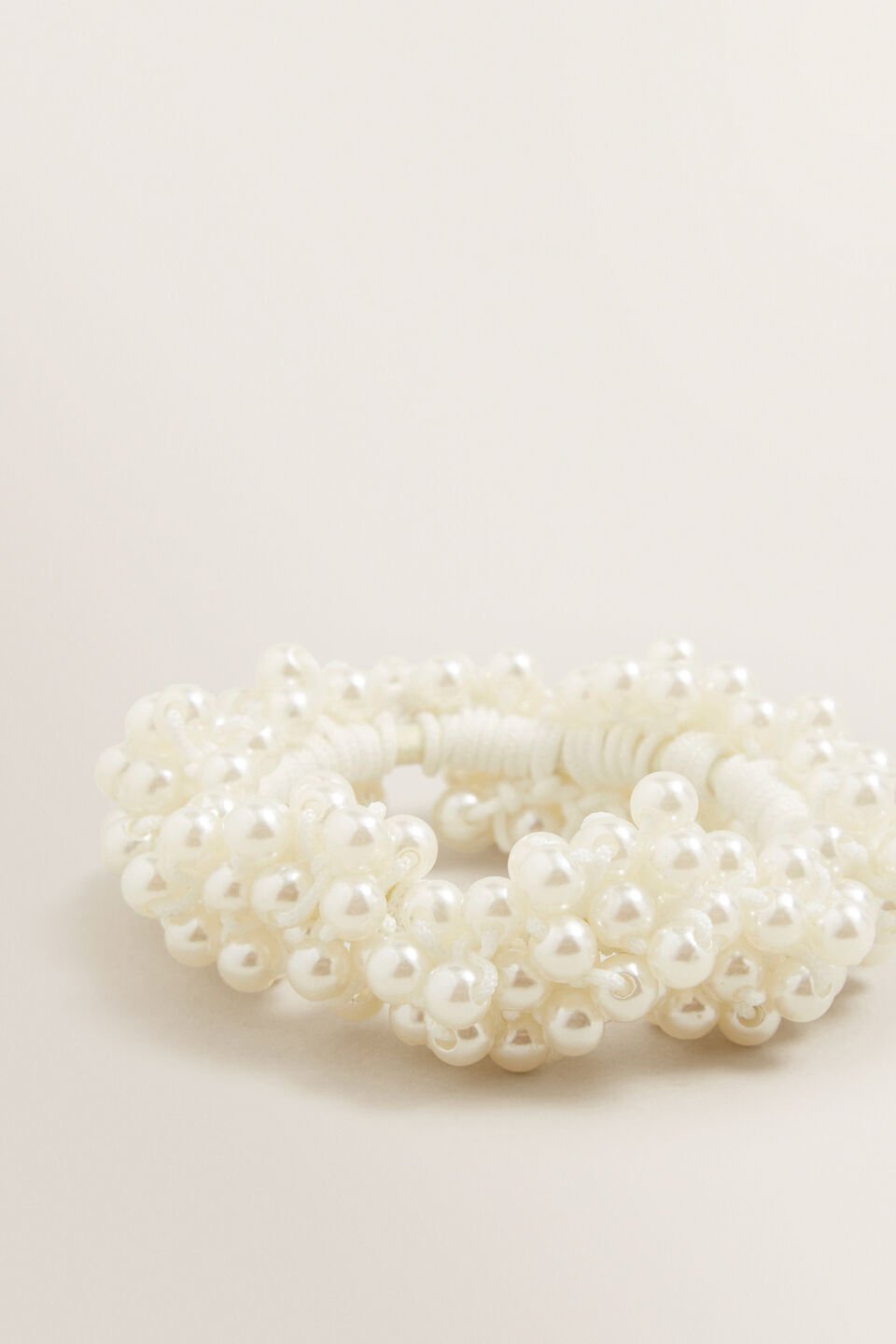 Multi Pearl Scrunchie  